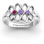 Yaffie ™ Customised Echo of Love Infinity Ring - Personalised Design