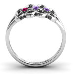Yaffie ™ Customised Echo of Love Infinity Ring - Personalised Design
