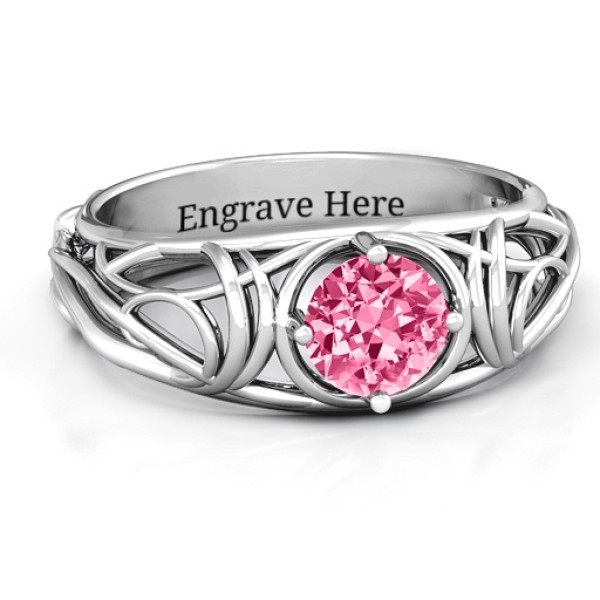 Yaffie ™ Customizable Enchanting Love Knot Ring - Personalised for You