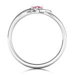 Yaffie ™ Custom-Made Everlasting Elegance Interwoven Heart Ring - Personalised for You