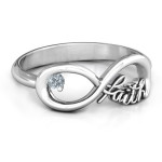 Yaffie ™ Custom Made Personalised Infinity Ring for Faithful Individuals