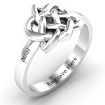 Yaffie ™ Custom Personalised Celtic Ring with Elegant Design
