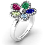 Yaffie ™ Custom-made Personalised Flower Ring