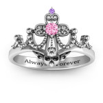 Yaffie ™ Customised Forever And Always Tiara Ring for Personalisation