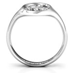 Yaffie ™ Custom Made Personalised Full Circle Cherry Blossom Ring