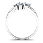 Yaffie ™ Custom Personalised Grand Marquise Trio Ring