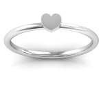 Yaffie ™ Custom-Made Personalised Heart Stackr Ring
