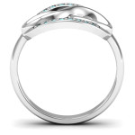 Yaffie ™ Custom Personalised Infinity Ring with Karma of Love