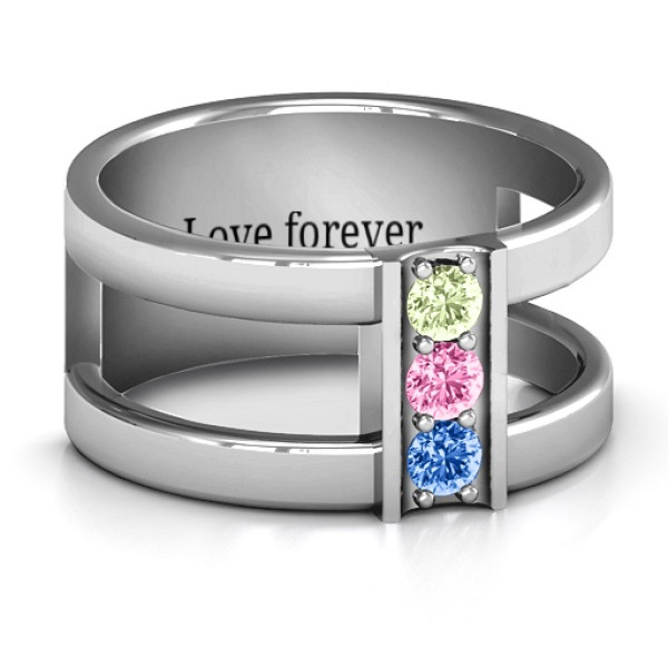 Yaffie ™ Custom-Made Personalised Layers of Love Ring