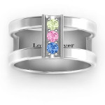 Yaffie ™ Custom-Made Personalised Layers of Love Ring