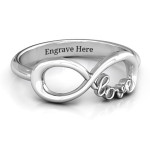 Yaffie ™ Custom Personalised Love Infinity Ring for You