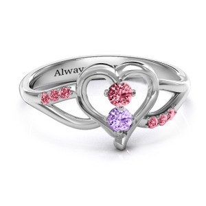 Personalised Magical Moments TwoStone Ring - Custom Made By Yaffie™