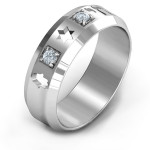 Yaffie™ Custom Personalised Judaica Ring for Men