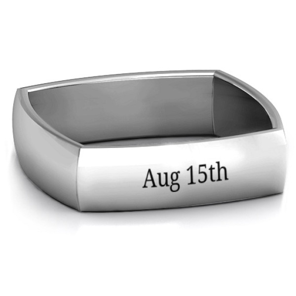 Yaffie ™ Custom Made Personalised ComfortFit Square Band for Men