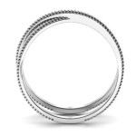 Yaffie™ Custom-Made Personalised Modern Crossover Ring