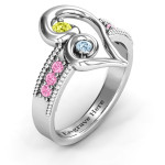 Yaffie ™ Customised Nesting Love Ring - Personalised Design