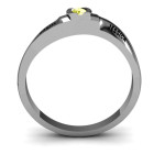 Yaffie™ Custom Made Swirl Ring - Personalised Open Bezel Setting