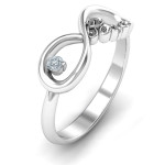 Yaffie ™ Custom Personalised Infinity Peace Ring
