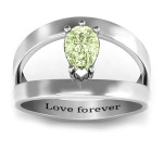 Yaffie ™ Custom a Pear With Flair Ring for You - Personalised and Unique