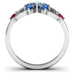 Custom-Made Personalised Princess Centre Infinity Ring by Yaffie ™