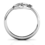 Yaffie ™ Custom Made Personalised Shalom Peace Ring