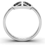 Yaffie ™ Custom Made Personalised Shanti Peace Ring