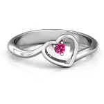 Yaffie ™ Custom-Made Single Heart Bypass Ring - Personalised for You