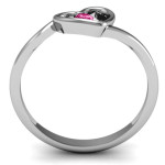 Yaffie ™ Custom-Made Single Heart Bypass Ring - Personalised for You