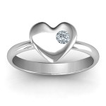 Yaffie ™ Customised Heart Ring for Your Soulmate - Personalised Just for You