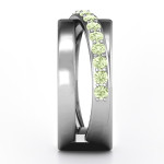 Yaffie ™ Custom-Made Personalised Sparkling Sash Ring