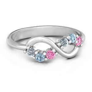 Yaffie ™ Custom-Made Personalised Split Infinity Ring