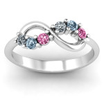 Yaffie ™ Custom-Made Personalised Split Infinity Ring