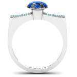 Yaffie ™ Custom Created Illusion Setting Square Personalised Shoulder Ring