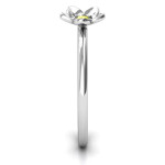 Yaffie ™ Custom-Made 'Azelie' Flower Ring - Personalised Stackr