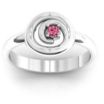 Yaffie ™ Customised Swirling Desire Ring for Personalization