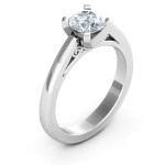 Yaffie ™ Custom Made Personalised Adoration Solitaire Ring