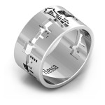 Yaffie Custom-Made Personalised Die-Cut Ring, Inspired by Seattle