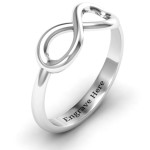 Yaffie™ Custom-Made Personalised Classic Infinity Ring