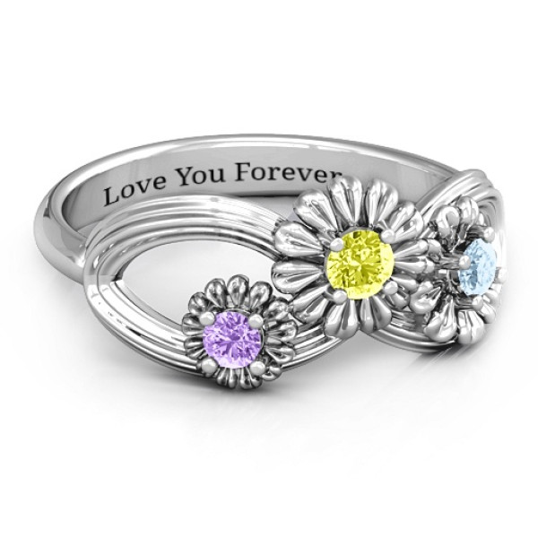 Yaffie ™ Custom Made Personalised Endless Infinity Spring Ring