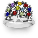 Yaffie ™ Custom Personalised Family Tree Ring
