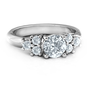 Yaffie™ Customised Flourish Engagement Ring - Personalised for You