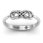 Yaffie ™ Custom-Made Personalised Infinity Knot Ring