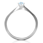Yaffie ™ Customised Knife Edge Solitaire Ring - Personalised for You