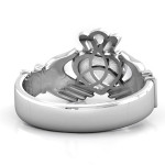 Personalised Men's Classic Celtic Claddagh Ring - Custom Made By Yaffie™