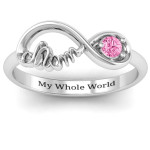 Yaffie ™ Customised Mom Infinity Bond Ring for a Personalised Touch