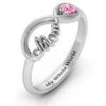 Yaffie ™ Customised Mom Infinity Bond Ring for a Personalised Touch