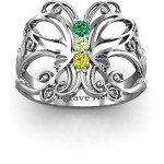 Yaffie ™ Custom Made Personalised Butterfly Ring: A Precious Treasure
