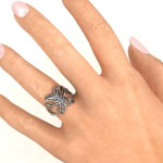 Yaffie ™ Custom Made Personalised Butterfly Ring: A Precious Treasure