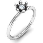 Yaffie ™ Custom 'Magnolia' Ring with Personalised Stone