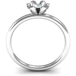 Yaffie ™ Custom 'Magnolia' Ring with Personalised Stone